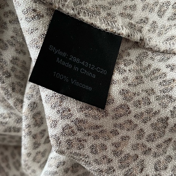 NWT Jenni Kayne Women's Leopard Midi Slip Skirt - Picture 10 of 12